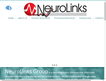 Tablet Screenshot of neurolinksgroup.com